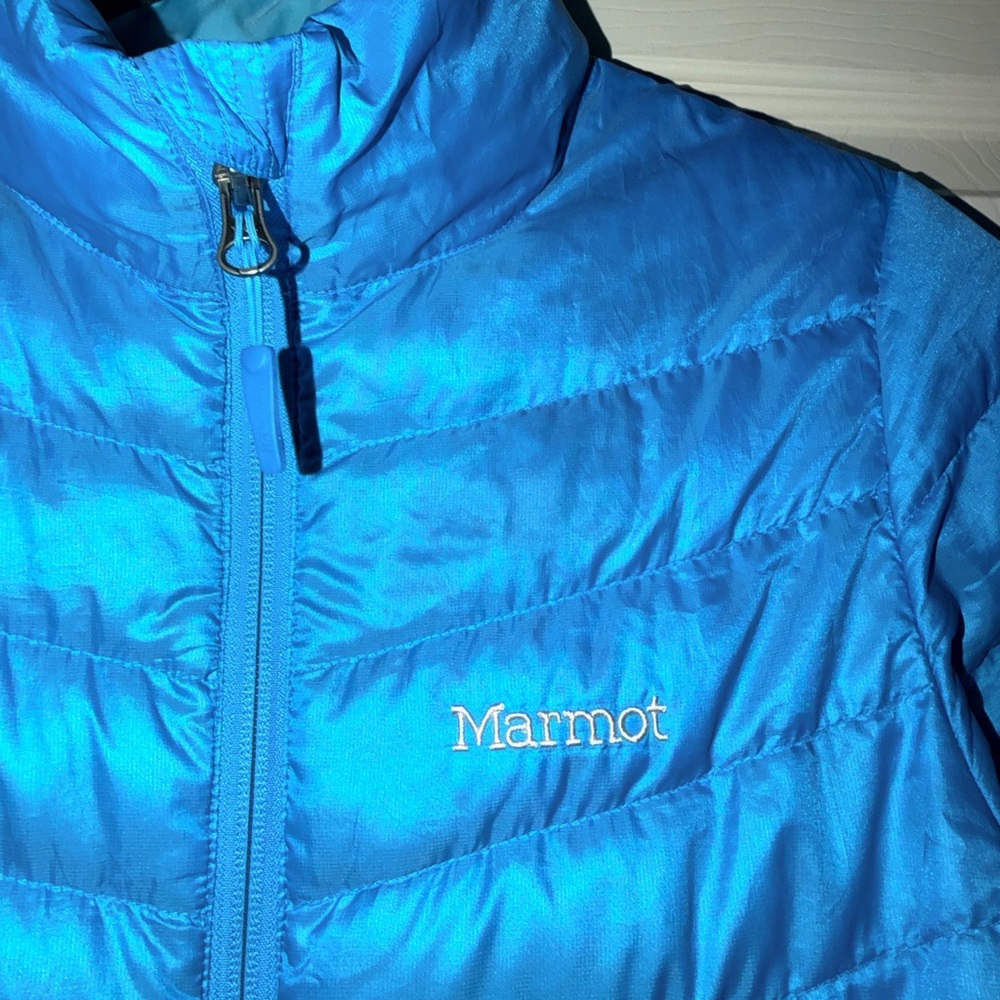 Marmot Women’s Blue Puffer Jacket